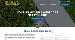 Desktop Screenshot of nobleslandscapesupply.com